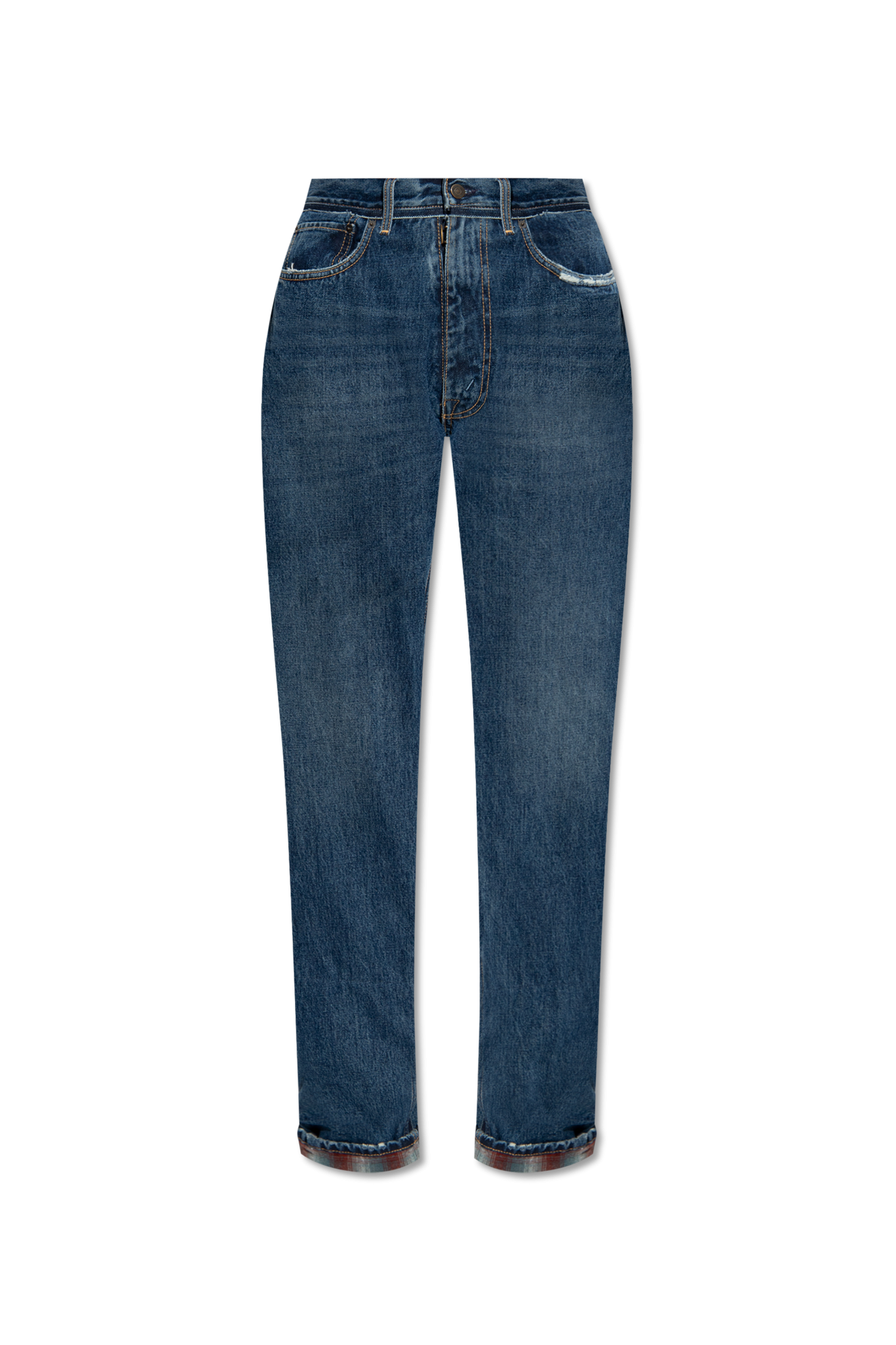 デニム・ジーパン MAISON MARGIELA Women Denim Pants S29LA0095 STZ091 962 Blue Maison Margiela Jeans with vintage effect | Women's Clothing